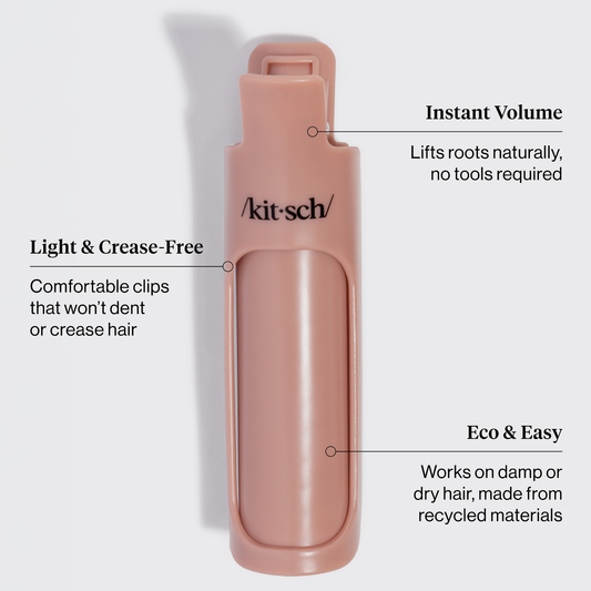 Hair Volumizing Clips in Terracotta
