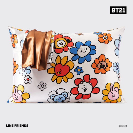 Kitsch x BT21 SHOOKY Standard Satin Pillowcase — back