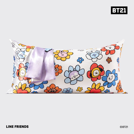 Kitsch x BT21 MANG King Satin Pillowcase — back