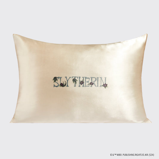 Kitsch x Harry Potter Satin Pillowcase in Slytherin - Standard