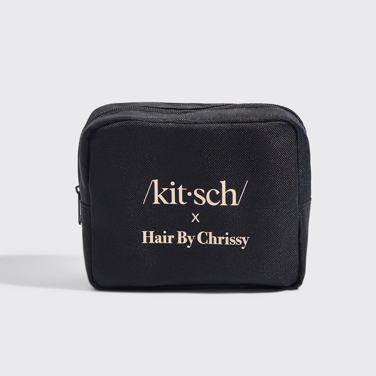 Hair By Chrissy x Kitsch Ceramic Thermal Rollers 8pc Set with branded travel pouch detail and packaging