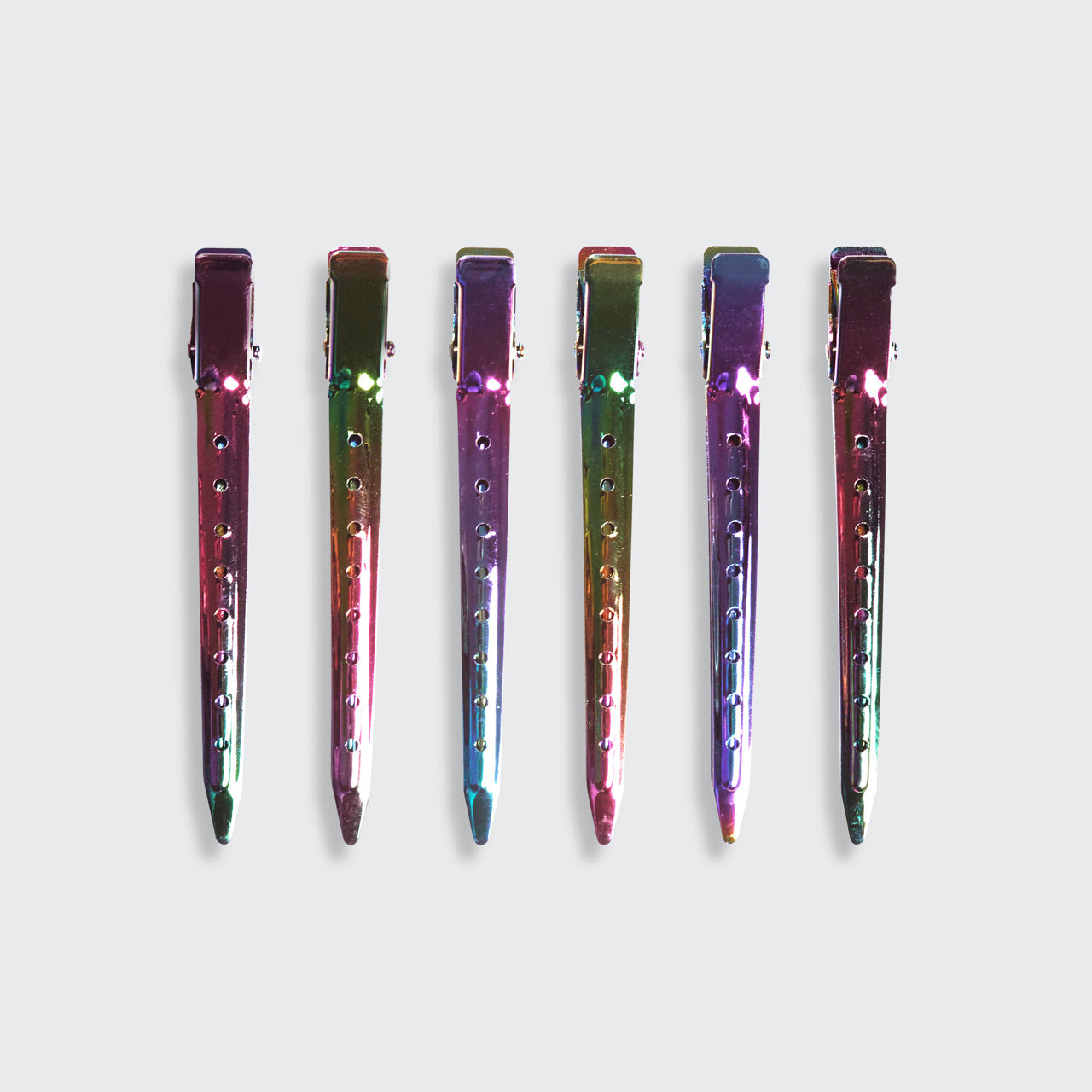 Kitsch Pro Iridescent Styling Clips — detail shot