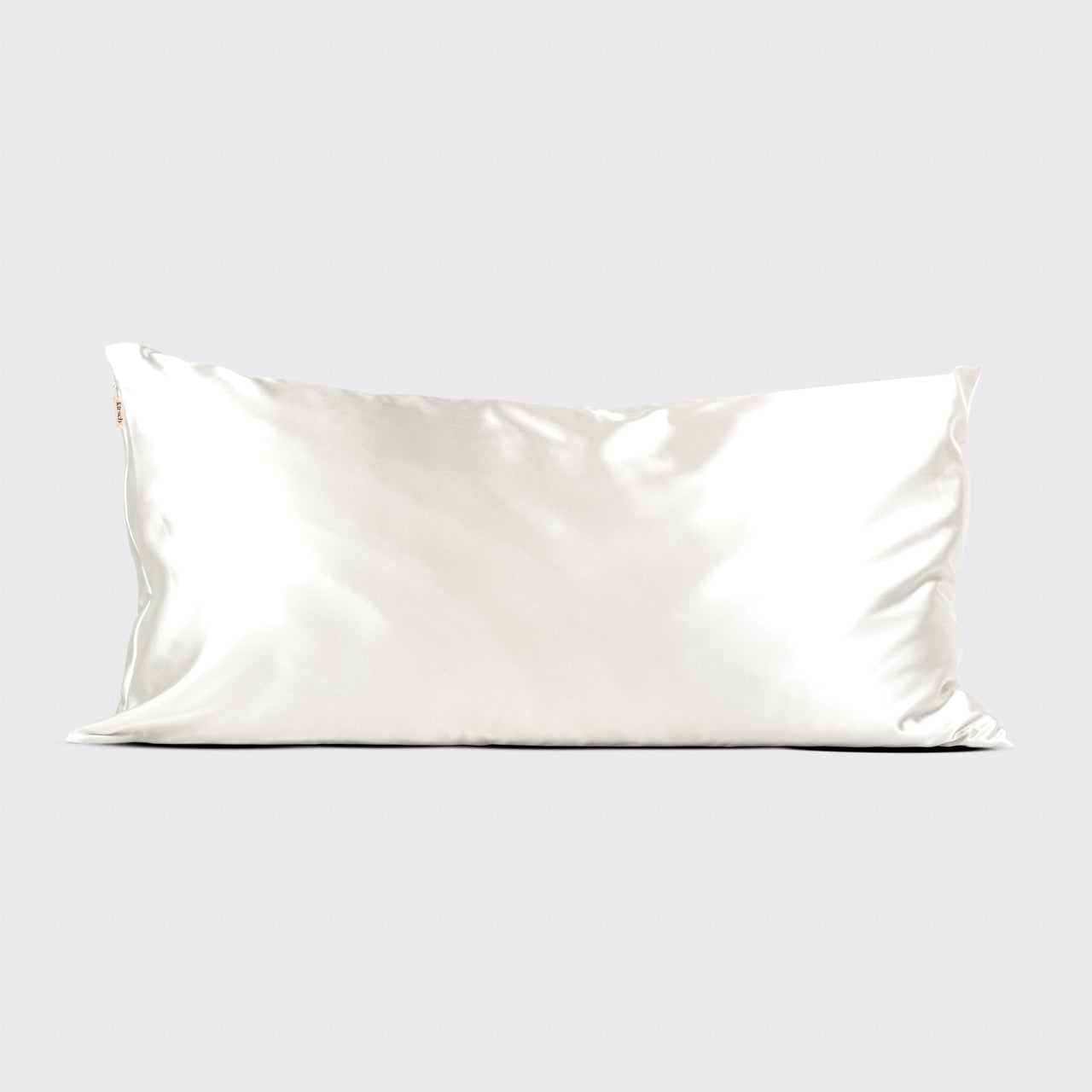 KITSCH Ivory King Satin Pillowcase lifestyle shot