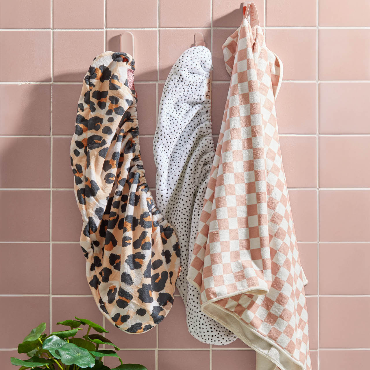 Leopard Microfiber Hair Towel, KITSCH