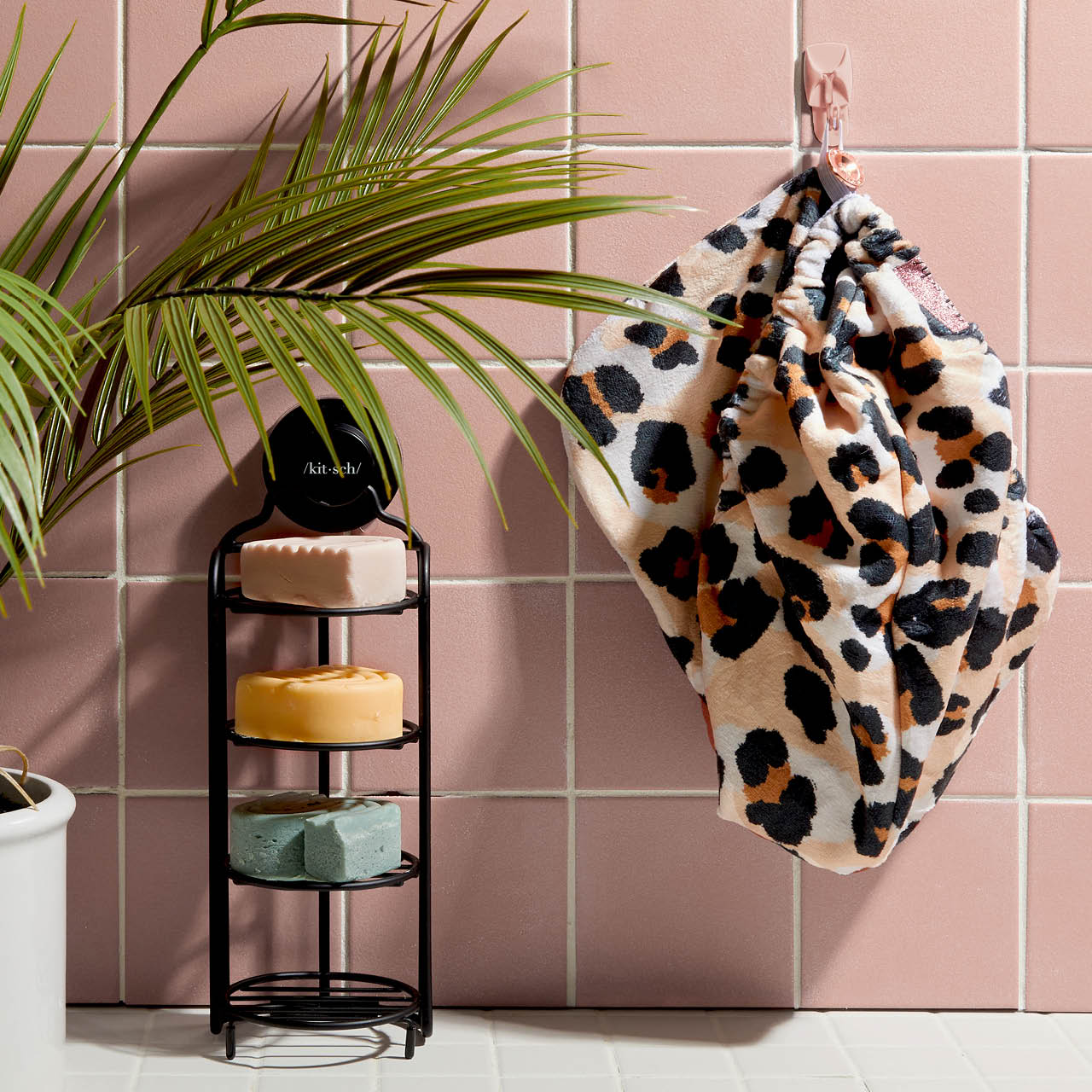 Leopard Microfiber Hair Towel, KITSCH