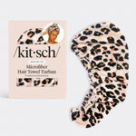 Leopard Microfiber Hair Towel, KITSCH