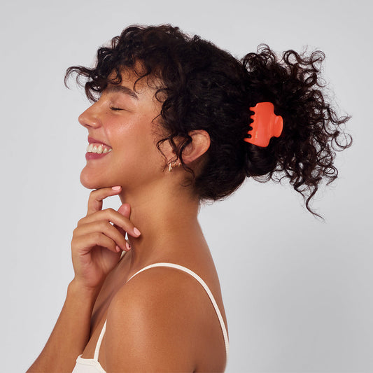 KITSCH Cherry Cloud Claw Clip - on-model lifestyle