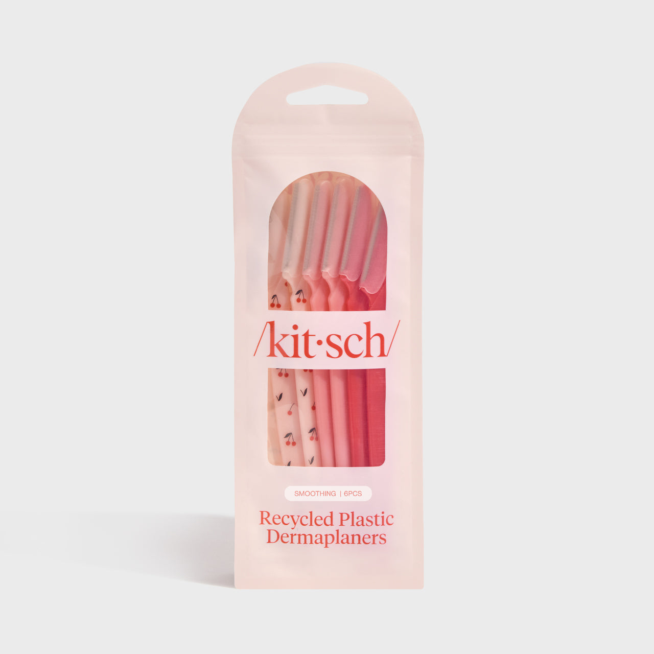 Cherry Blossom Dermaplaners 6pc packaging flat lay