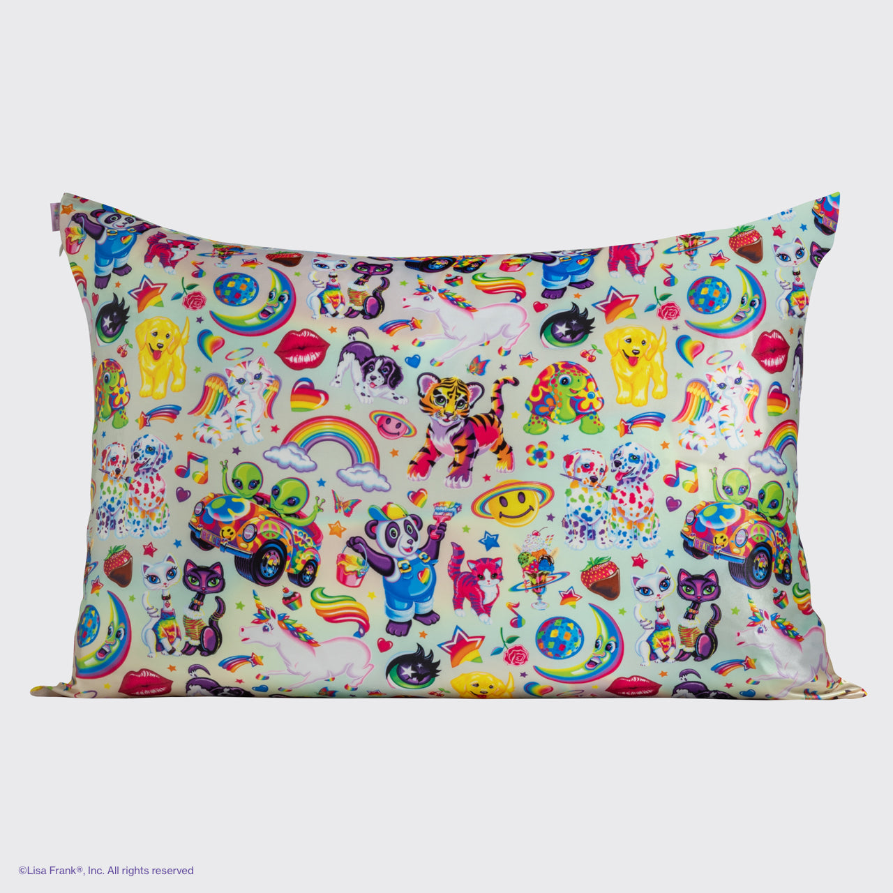 Lisa Frank x Kitsch Fantastic World Satin Pillowcase — Standard — detail