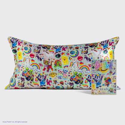 Lisa Frank x Kitsch Fantastic World Satin Pillowcase — King — hero