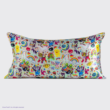 Lisa Frank x Kitsch Fantastic World Satin Pillowcase — King — detail