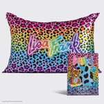 Lisa Frank x Kitsch Rainbow Leopard Satin Pillowcase — Standard — hero