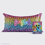 Lisa Frank x Kitsch Rainbow Leopard Satin Pillowcase — King — hero