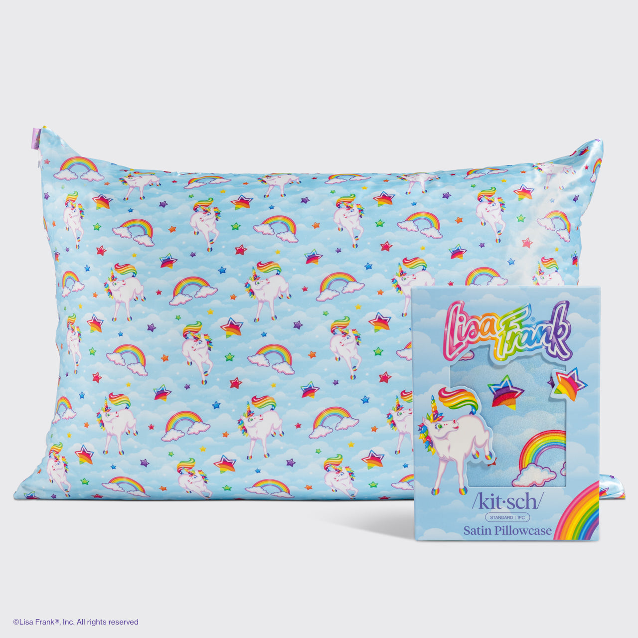Lisa Frank x Kitsch Markie Satin Pillowcase — Standard — hero