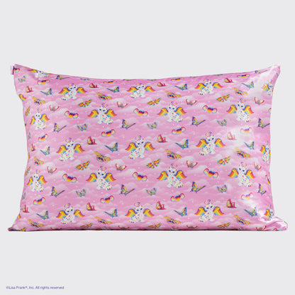 Lisa Frank x Kitsch Angel Kitty Satin Pillowcase — Standard — detail