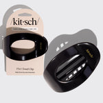 KITSCH Black Flat Cloud Clip Large — hero product shot