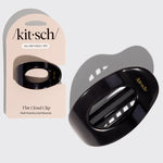KITSCH Black Flat Cloud Clip Small — hero product shot
