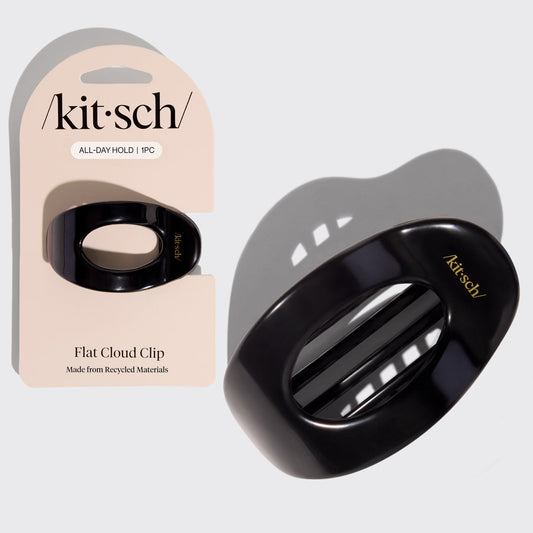 KITSCH Black Flat Cloud Clip Small — hero product shot