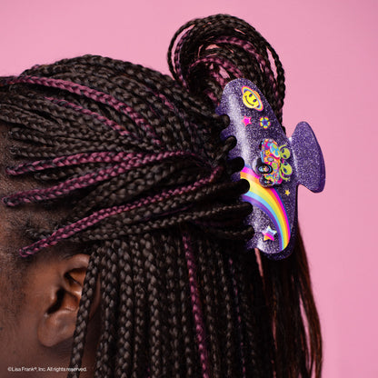 Lisa Frank x Kitsch Glitter Claw Clip Zoomer Zorbit - on-model lifestyle #3