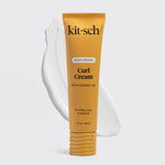 KITSCH Moisturizing Curl Cream — hero product shot — Rich yet feather-light formula crafted to hydrate deeply, enhance curl memory, and awaken your hair's natural pattern—without the crunch — infused with nourishing coconut oil and moisture-locking emollients