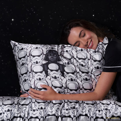 Star Wars x Kitsch Darth Vader Satin Pillowcase — lifestyle