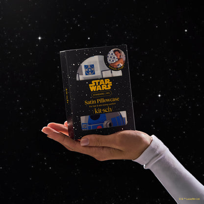 Star Wars x Kitsch R2-D2 & C-3PO Satin Pillowcase — Standard — detail