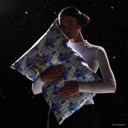 Star Wars x Kitsch R2-D2 & C-3PO Satin Pillowcase — Standard — angle