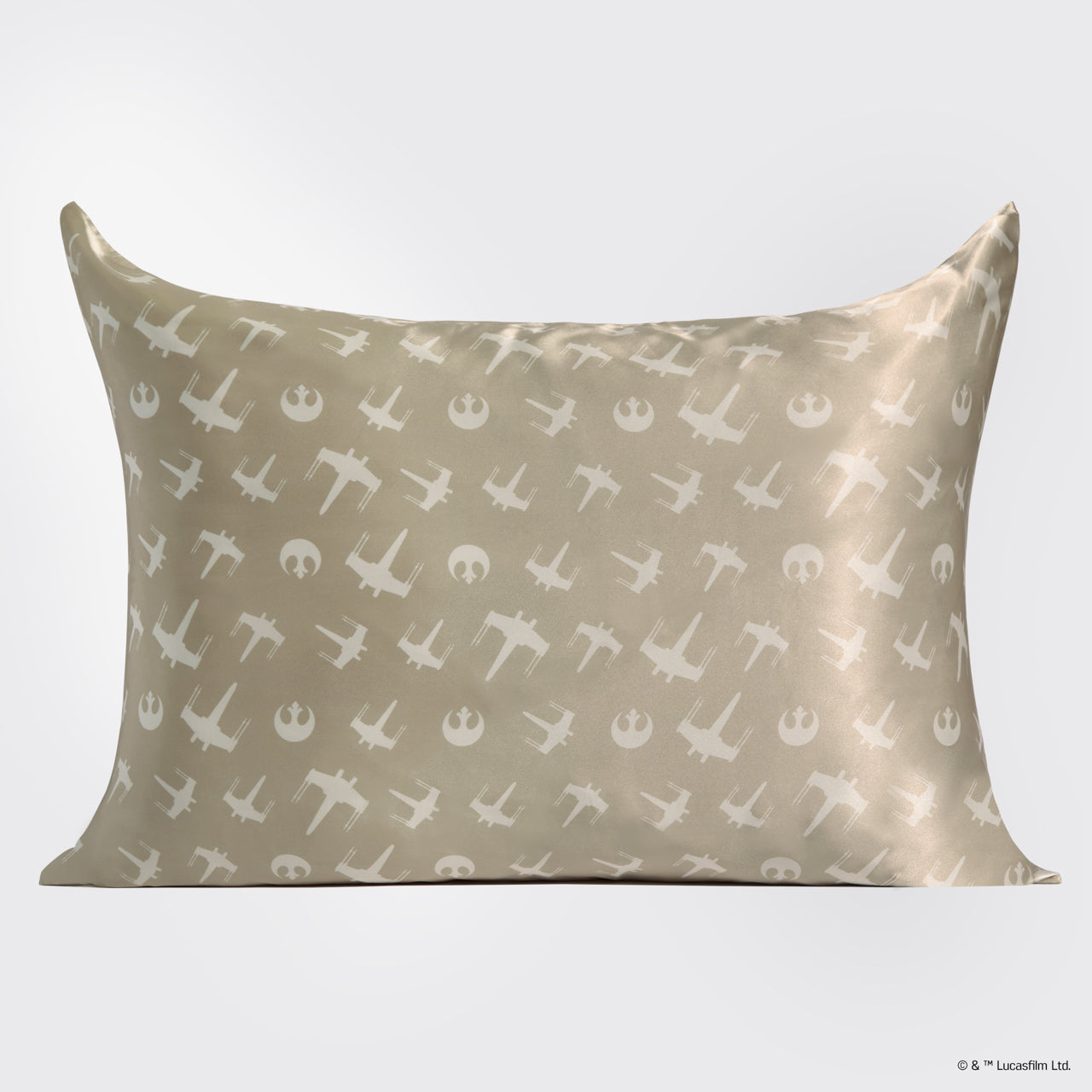 Star Wars x Kitsch Rebel Alliance Satin Pillowcase — Standard — flat