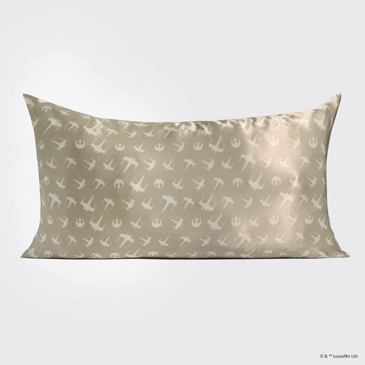 Star Wars x Kitsch Rebel Alliance Satin Pillowcase — King — flat