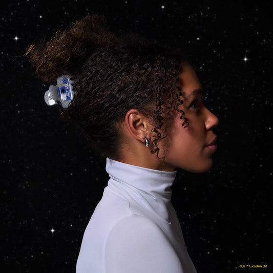 Star Wars x Kitsch R2-D2 Glitter Cloud Clip - on-model lifestyle