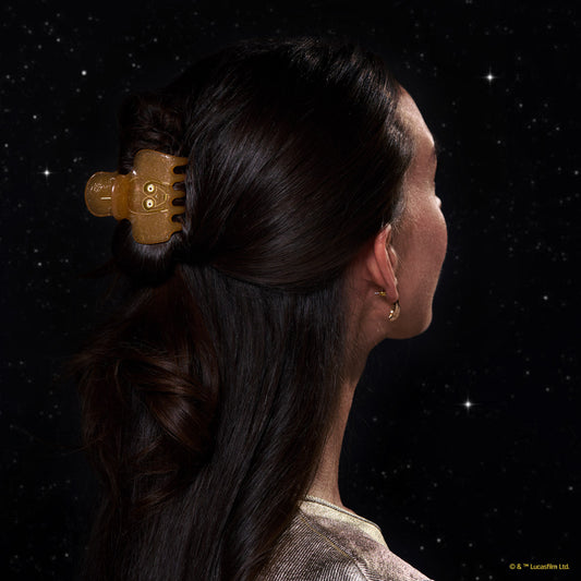 Star Wars x Kitsch C-3PO Glitter Cloud Clip - on-model lifestyle