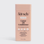 Kitsch Castor Oil Conditioner packaging on a light gray background