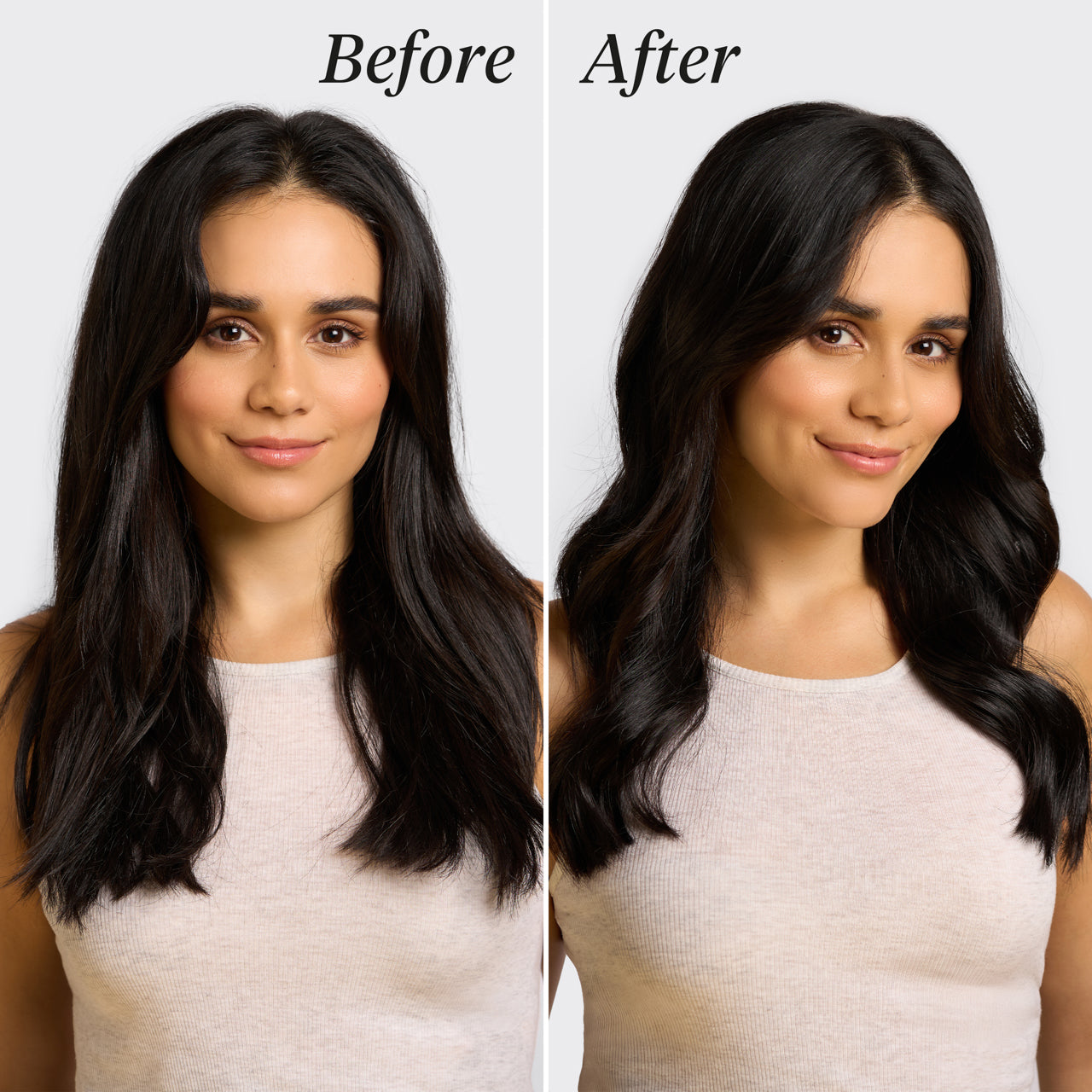 KITSCH Set & Flow Active Headband — before & after model shot showing the 2-in-1 sleep and active headband in all four colorways — wake up to beautiful hair every day