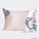 Bridgerton x Kitsch Standard Satin Pillowcase - Wisteria