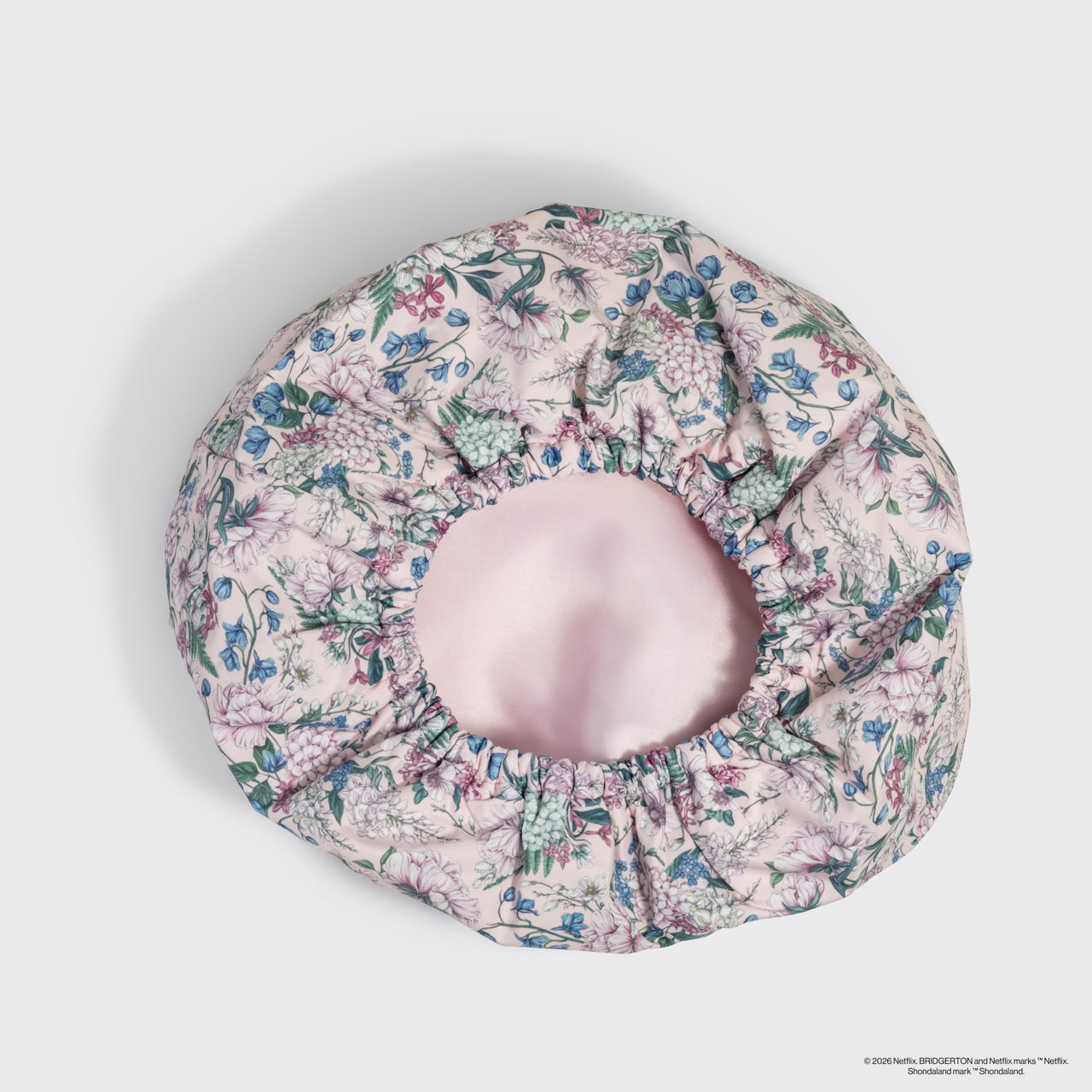 Bridgerton x Kitsch Satin-Lined Flexi Shower Cap, KITSCH