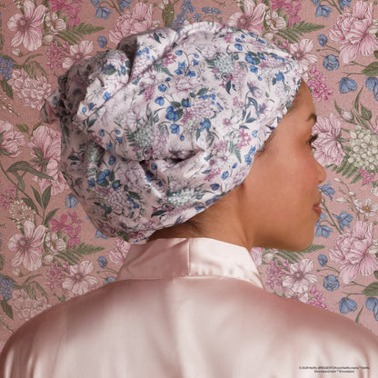 Bridgerton x Kitsch Satin-Lined Flexi Shower Cap, KITSCH