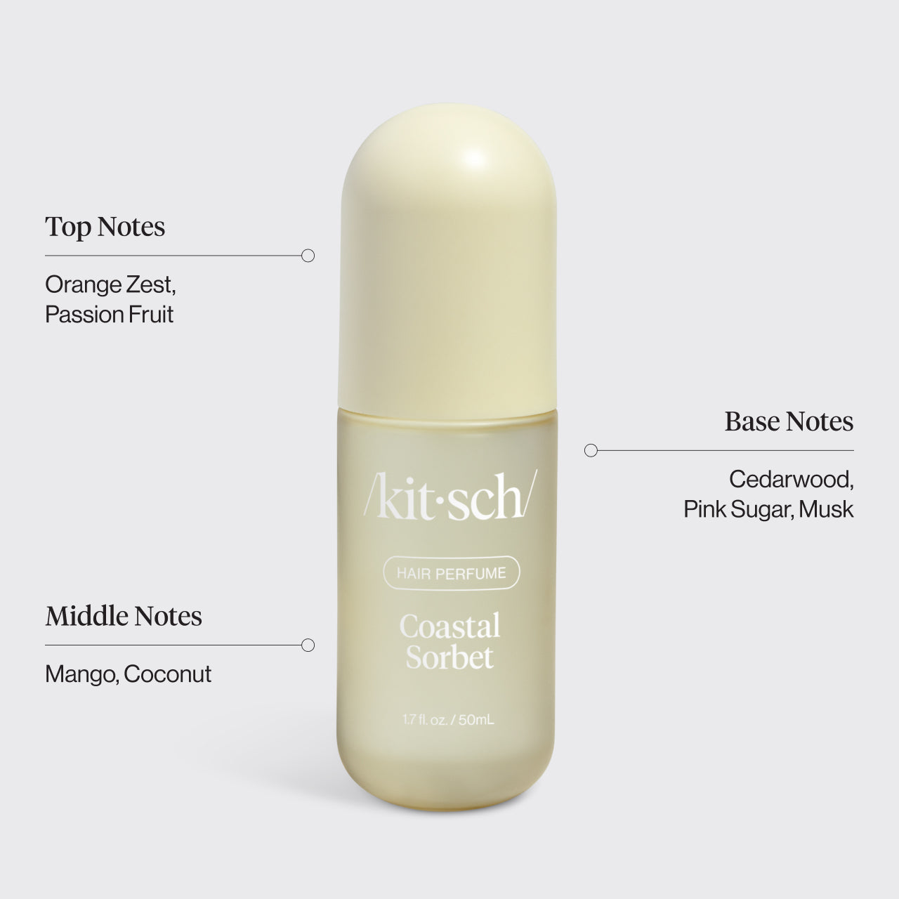 Kitsch Coastal Cottage Hair Perfume Duo lifestyle shot styled with coastal elements