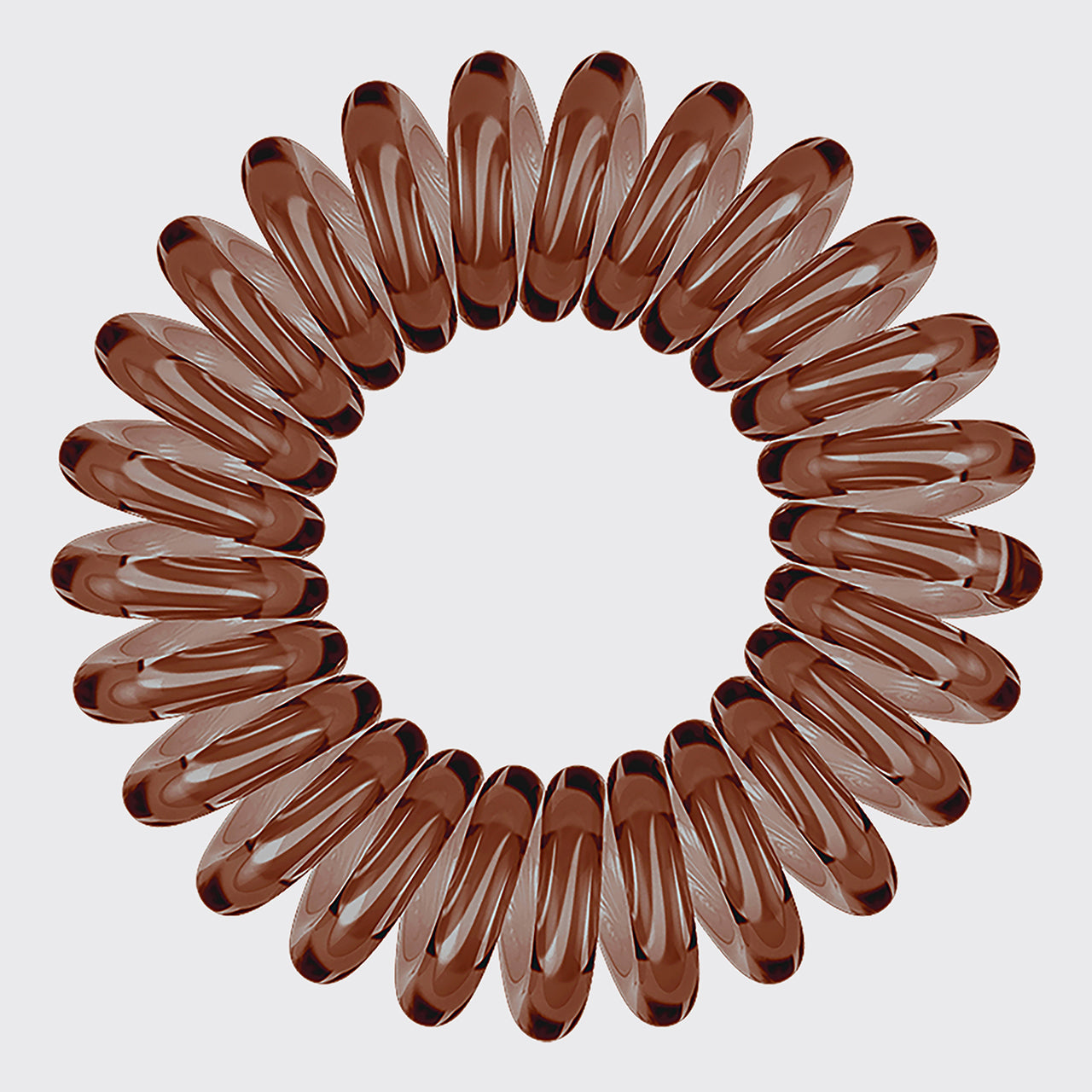 Brunette Spiral Hair Ties 8pc Set
