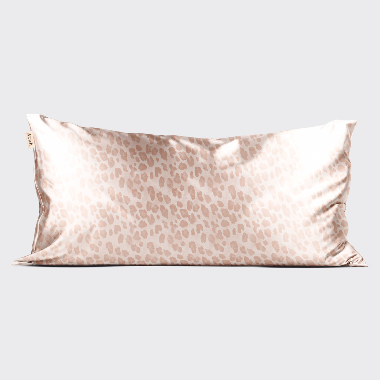 KITSCH Leopard King Satin Pillowcase lifestyle shot