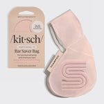 Kitsch Shampoo Bar Bag in blush – reusable rPET pouch for shampoo and conditioner bars