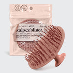 Kitsch Terracotta Scalp Exfoliator brush head close-up showing soft silicone bristles for scalp massage