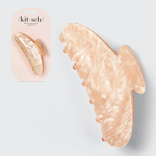 KITSCH Blonde Marble Claw Clip - hero product shot