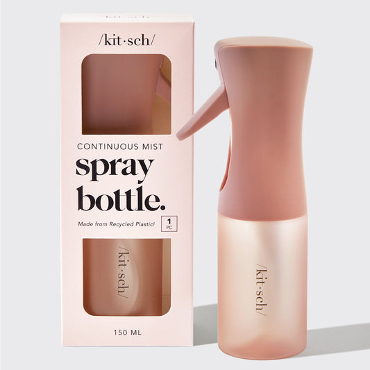 Kitsch Terracotta Continuous Spray bottle standing upright showing warm terracotta color