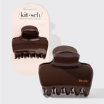 KITSCH Chocolate Cloud Claw Clip - hero product shot