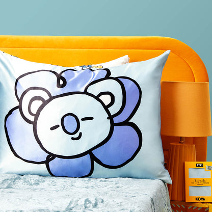 Kitsch x BT21 KOYA Standard Satin Pillowcase — lifestyle