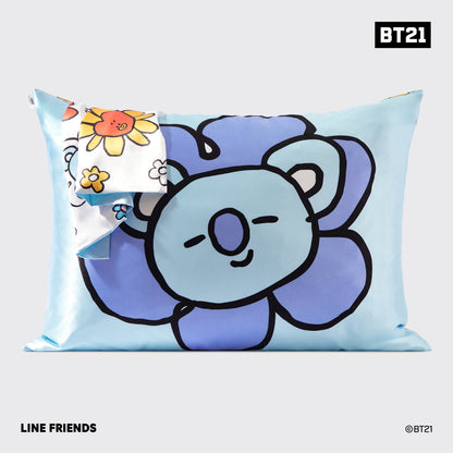 Kitsch x BT21 KOYA Standard Satin Pillowcase — front