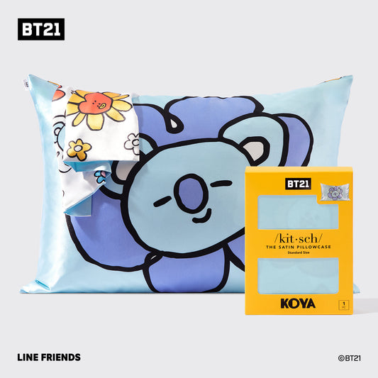 Kitsch x BT21 KOYA Standard Satin Pillowcase — hero
