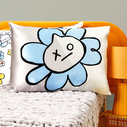 Kitsch x BT21 VAN Standard Satin Pillowcase — lifestyle