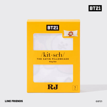 Kitsch x BT21 RJ King Satin Pillowcase — packaging