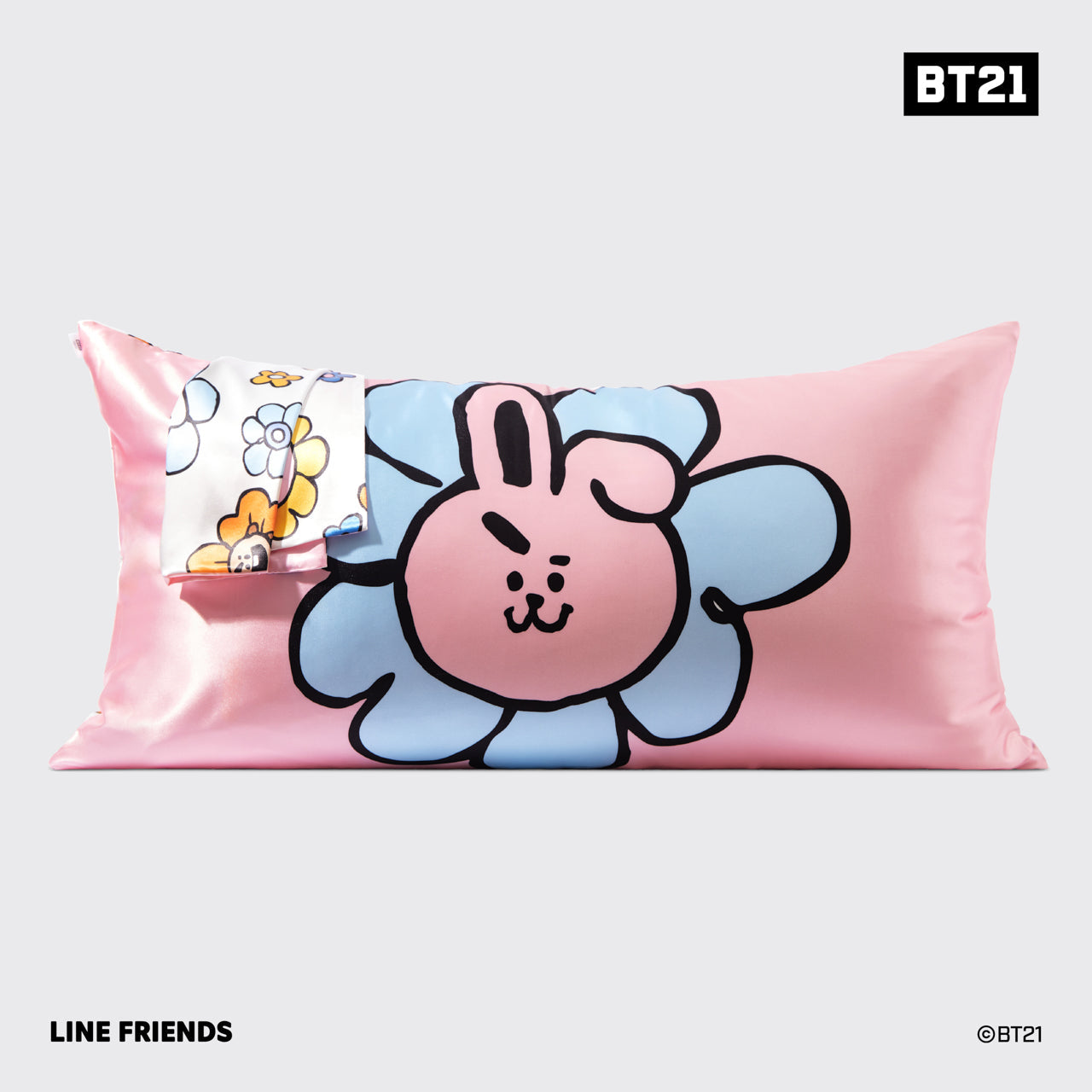 Kitsch x BT21 COOKY King Satin Pillowcase — front